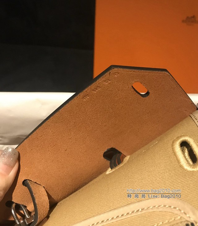 Hermes包包 愛馬仕升級版Herbag 手提肩背斜挎包 男女同款  tdh2139